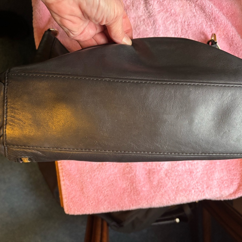 Michael Kors Black Leather Hobo Bag - Picture 5 of 5